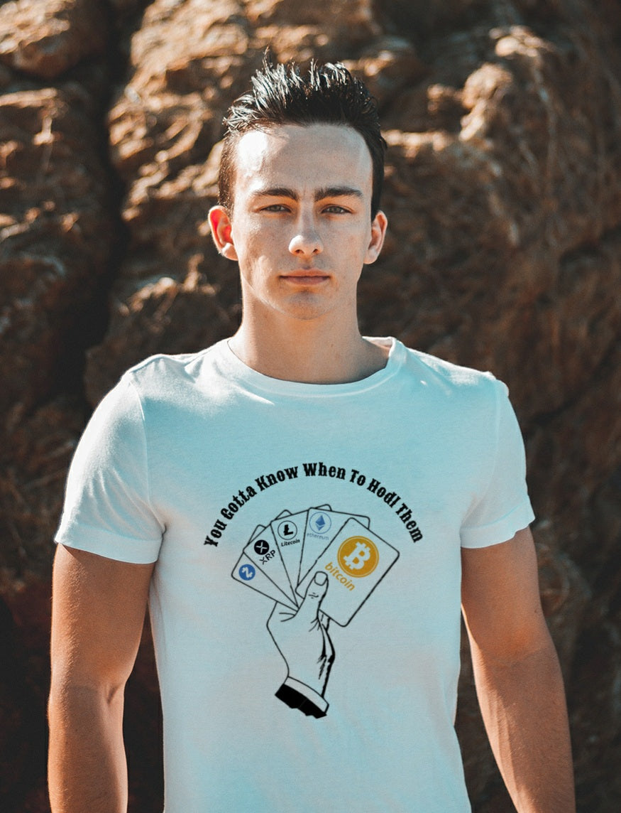 Customizable "Know When To Hodl Them" T-Shirt