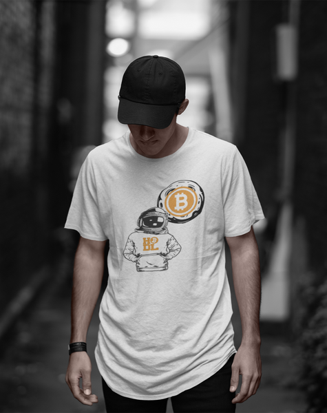 Bitcoin "Hoodie Astronaut to the Moon" T-Shirt