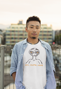 Bitcoin "BTC.. Phone.. Home" T-Shirt