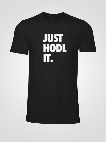 Black "JUST HODL IT" T-Shirt