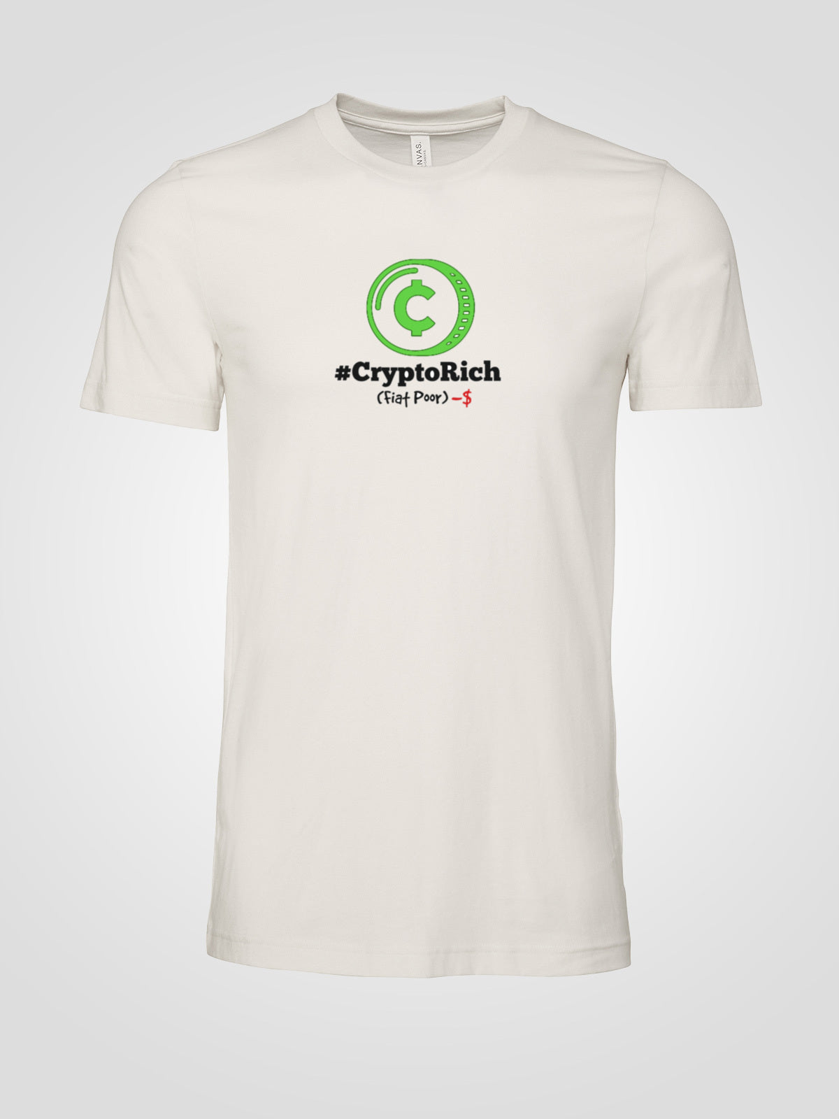 Crypto "#CryptoRich (Fiat Poor)" T-Shirt