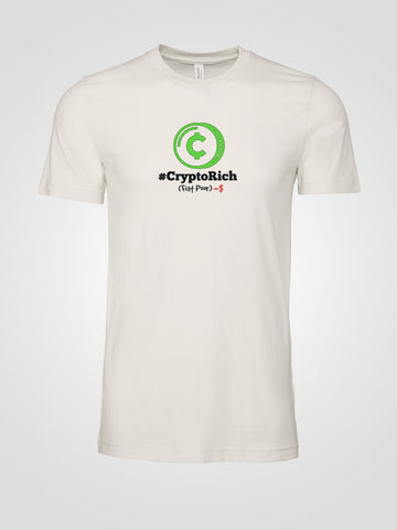 Crypto "#CryptoRich (Fiat Poor)" T-Shirt