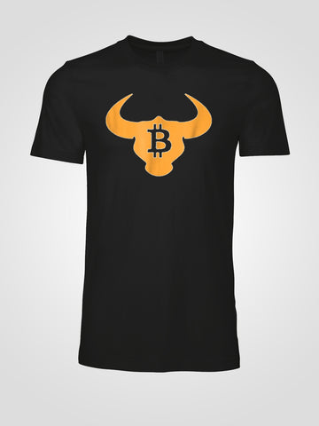 Bitcoin "Bull Head" Black T-Shirt