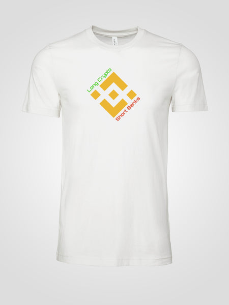 Binance "Long Crypto, Short Banks" T-Shirt